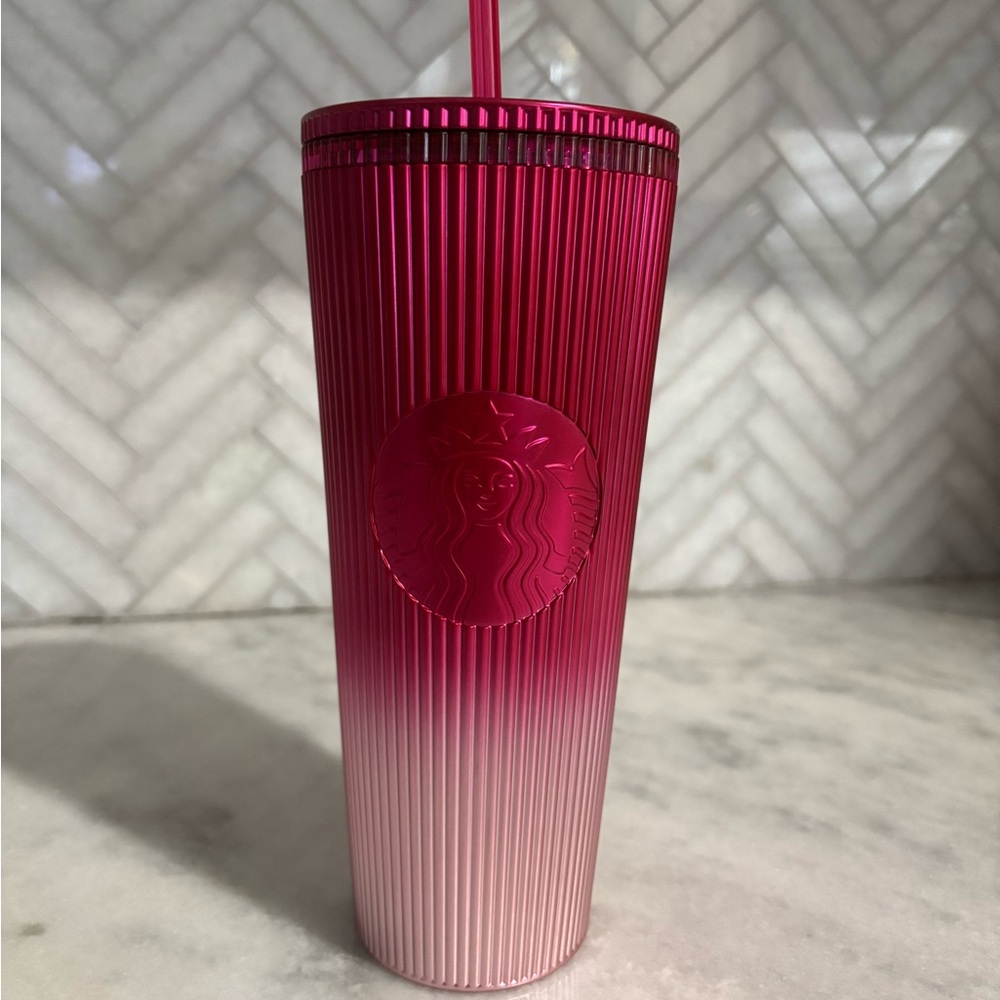 Starbucks Gradient Pink Ombré Tumbler